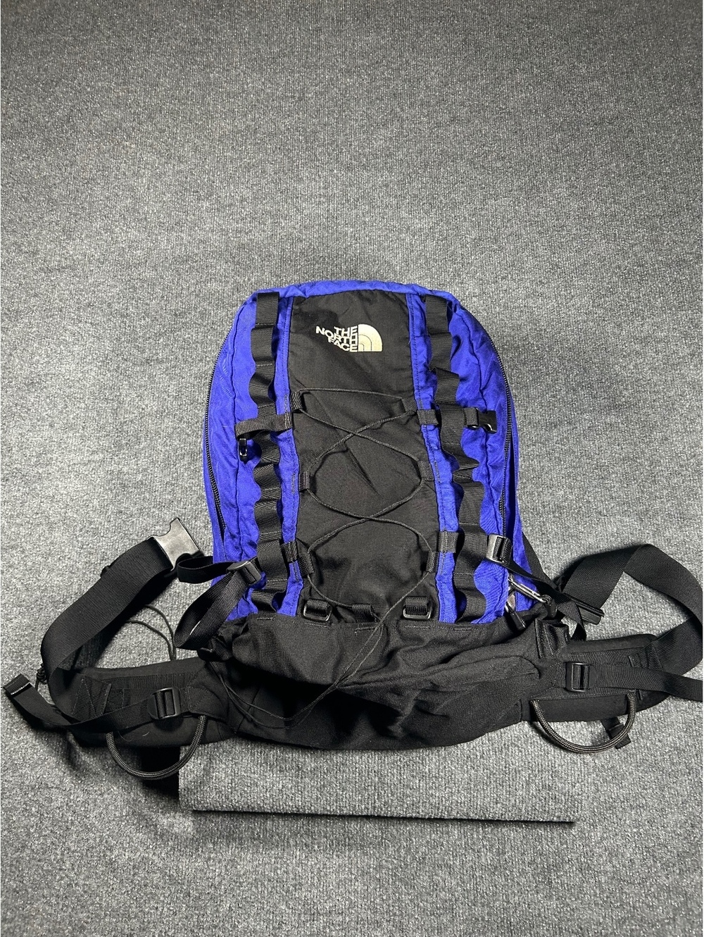North Face Blue and Black Hiking Backpack - Picture 1 of 9